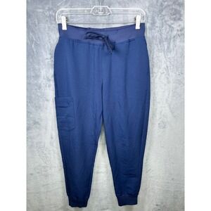 Mandala Jogger Scrub Pants Equa-Tek Technology Drawstring Blue Size‎ S - P (SP)